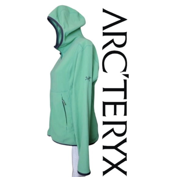 Arc'teryx Jackets & Blazers - Arc’teryx Polartec Mint Hooded Full Zip Fleece Jacket. Women’s Size Med